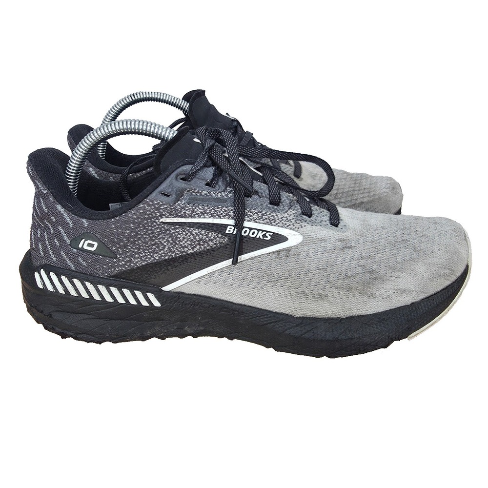 Brooks Launch GTS 10 Runing Shoes Mens 8.5 D Gray Sneakers Trainers 1104101D052